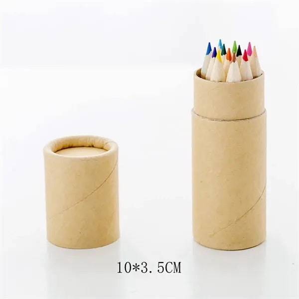 12-Color Pencil Set With Sharpener
