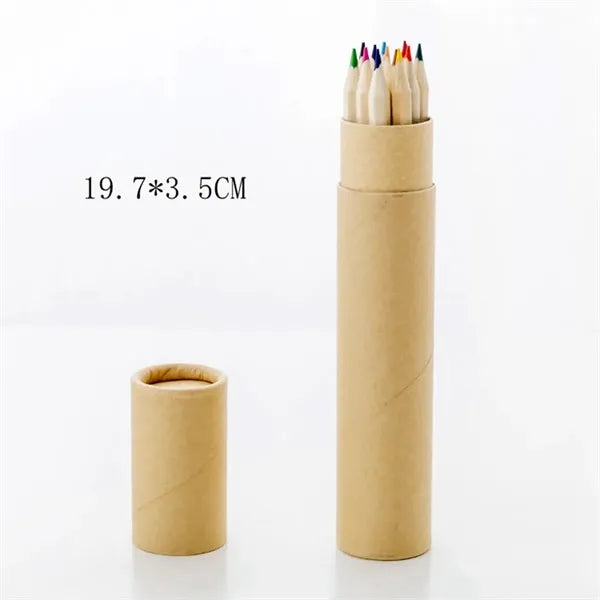 12-Color Pencil Set With Sharpener