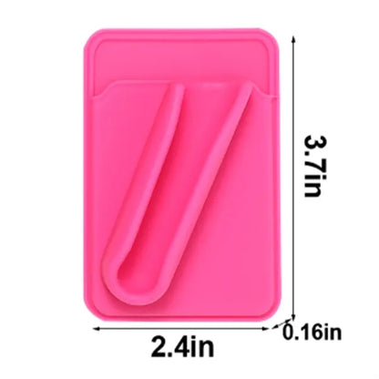 Silicone Lipstick Holder Phone Case Stick-On iPhone Android