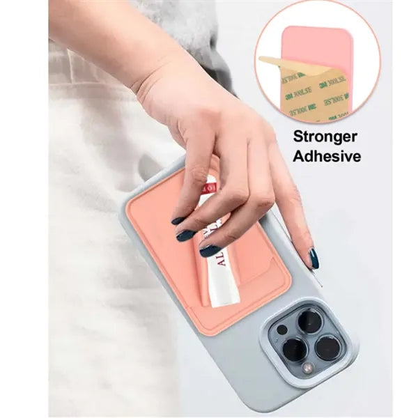 Silicone Lipstick Holder Phone Case Stick-On iPhone Android