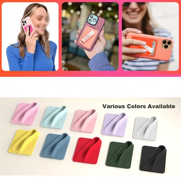 Silicone Lipstick Holder Phone Case Stick-On iPhone Android