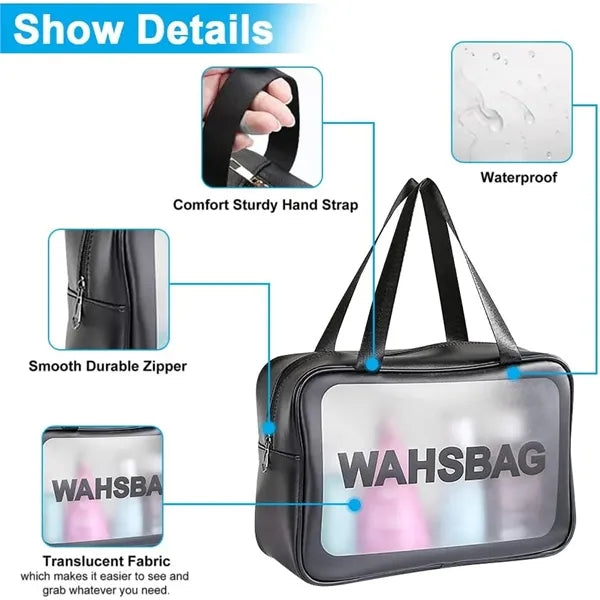 Translucent Waterproof Makeup Cosmetic Bag