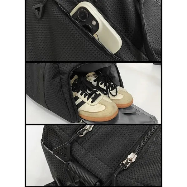 Waterproof Sport Duffle Bag with Shoe Compartment