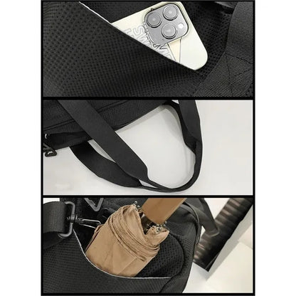 Waterproof Sport Duffle Bag with Shoe Compartment