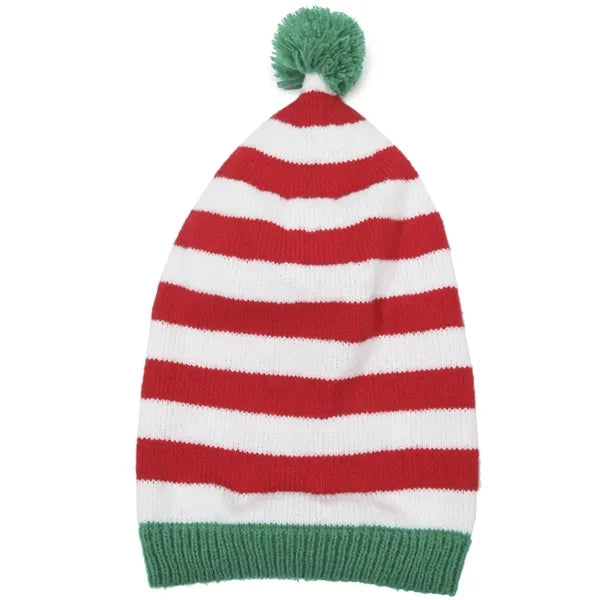 Striped Knitted Christmas Hat