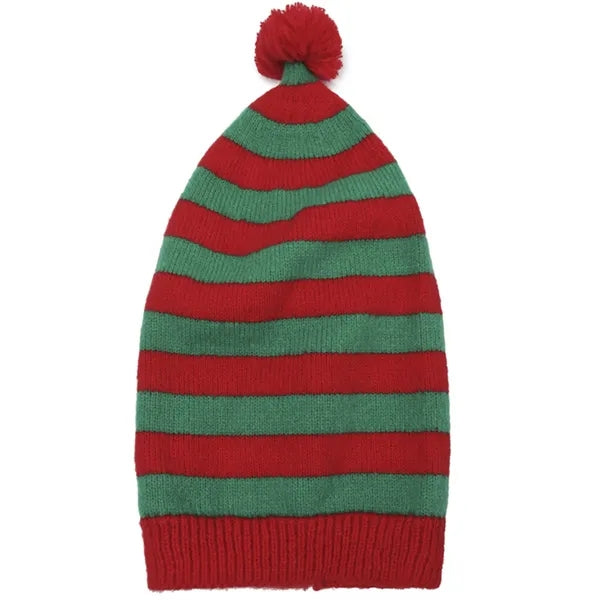 Striped Knitted Christmas Hat
