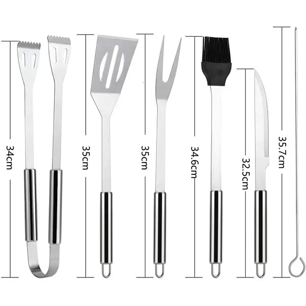 9pcs BBQ Utensil Set