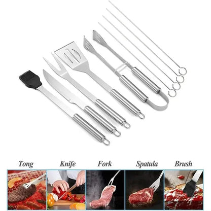 9pcs BBQ Utensil Set