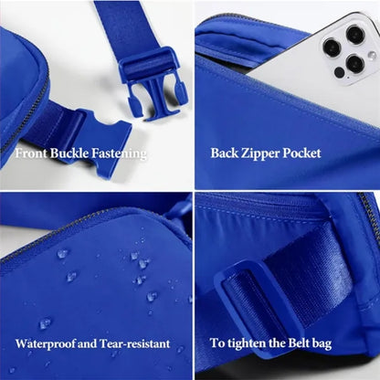 Waterproof Fanny Pack Crossbody Waist Bag Sling Belt Pouch