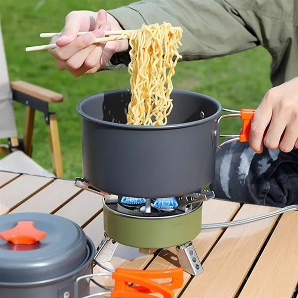 Camping Cookware Set Tableware Combination Slip Non Stick