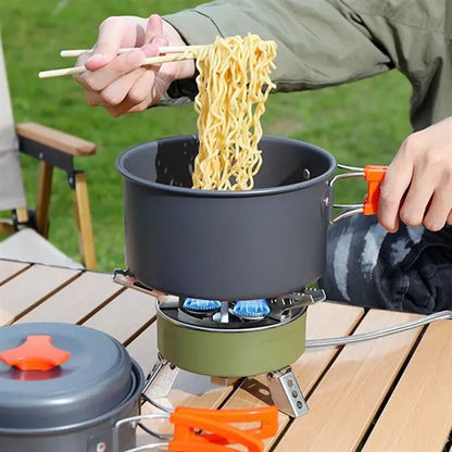 Camping Cookware Set Tableware Combination Slip Non Stick