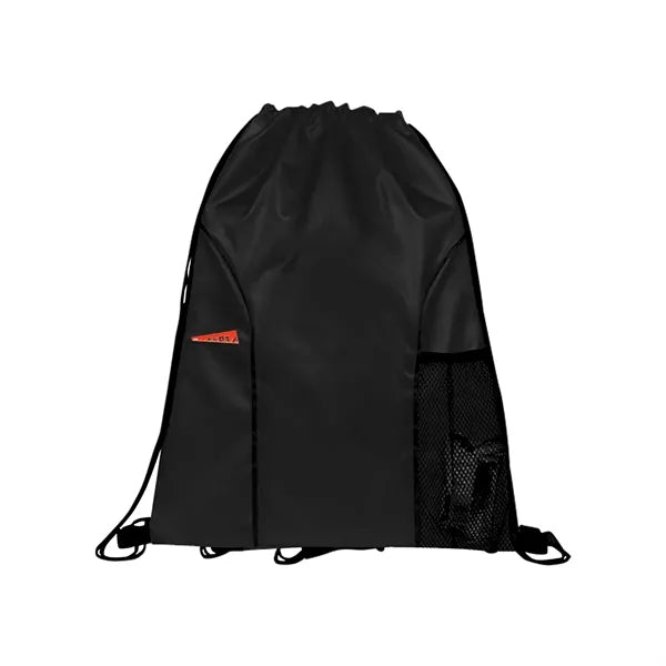 Dual Pocket Drawstring Backpack