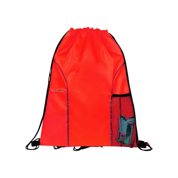 Dual Pocket Drawstring Backpack