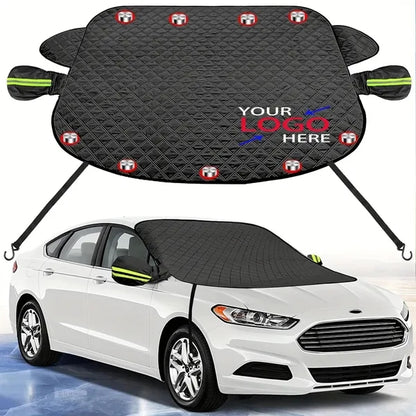 Winter Car Snow Cover with Magnetic Edges