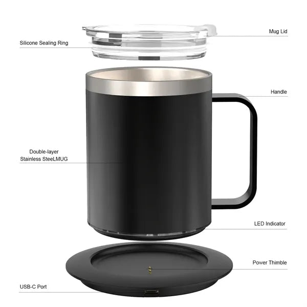 Self-heating Stainless Steel Mug Set