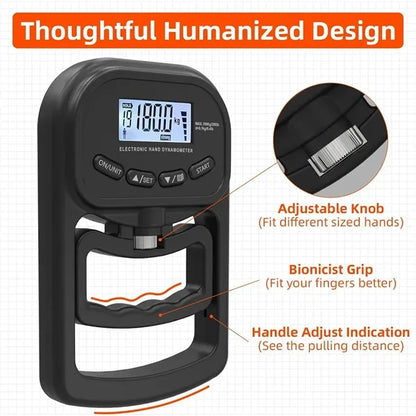 Rechargeable Adjustable Electronic Hand Dynamometer
