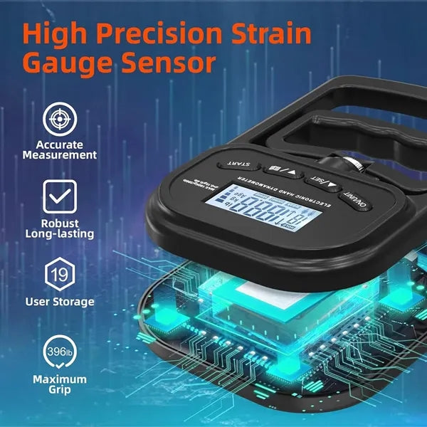 Rechargeable Adjustable Electronic Hand Dynamometer