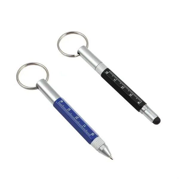 6 in 1 Multitool Tech Tool Pen Ballpoint Ruler  Screwdriver