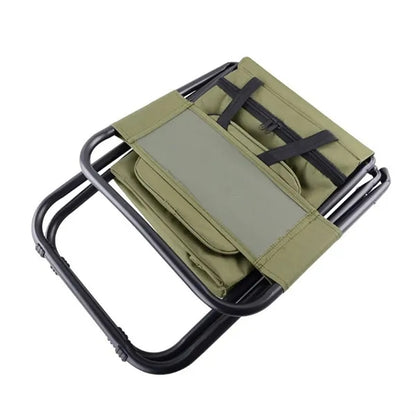 Multi Functional Portable Folding Chair Backpack Cooler Bag