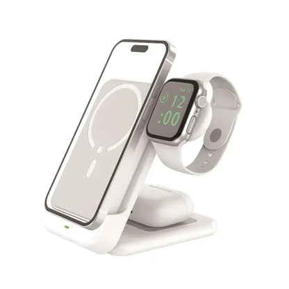 3 in 1 Foldable Wireless Charging Station Power Bank