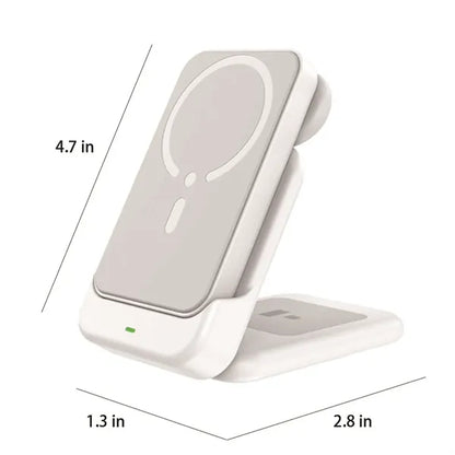 3 in 1 Foldable Wireless Charging Station Power Bank