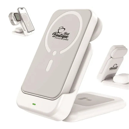 3 in 1 Foldable Wireless Charging Station Power Bank