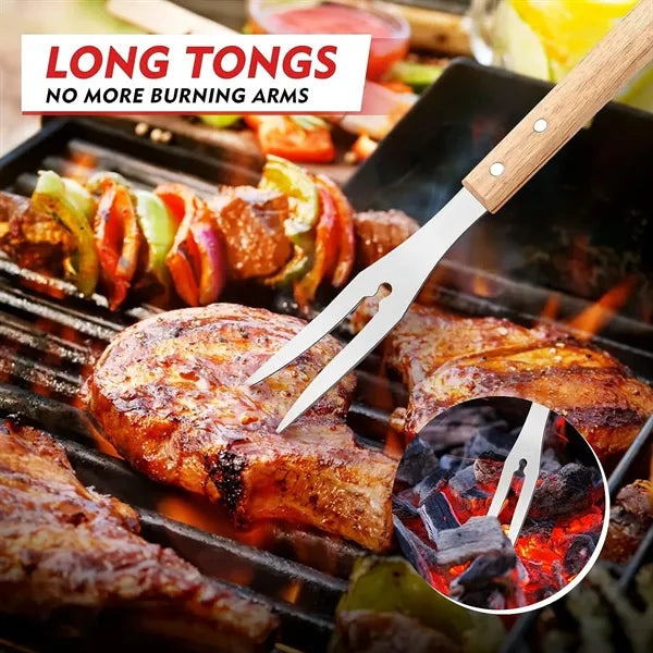 BBQ Grilling Tools Set of 3 pcs