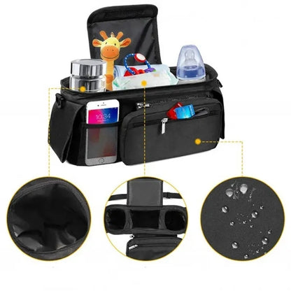 Stroller Organizer with Insulated Cup Holder