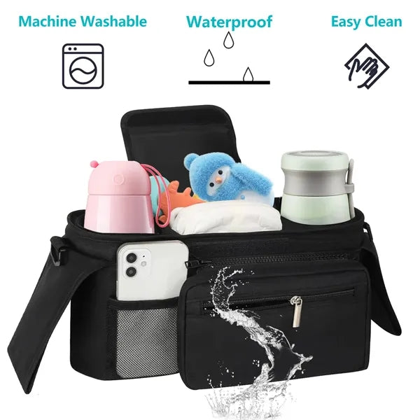 Stroller Organizer with Insulated Cup Holder