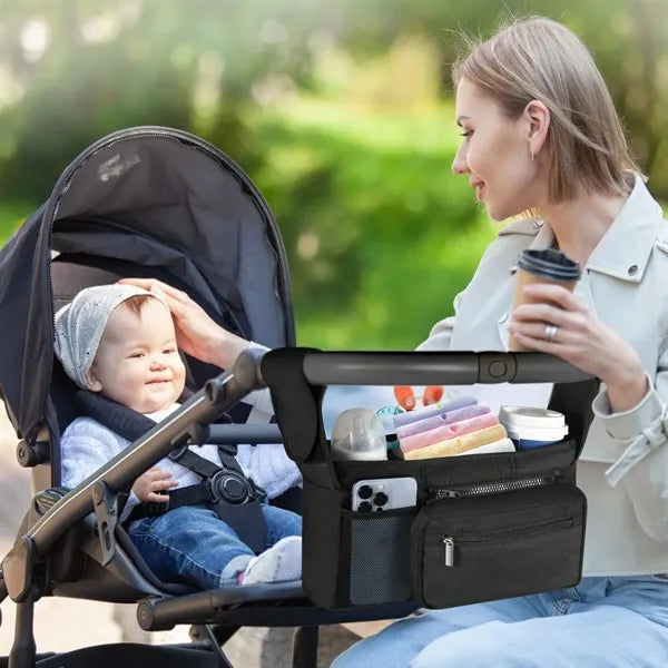 Stroller Organizer with Insulated Cup Holder