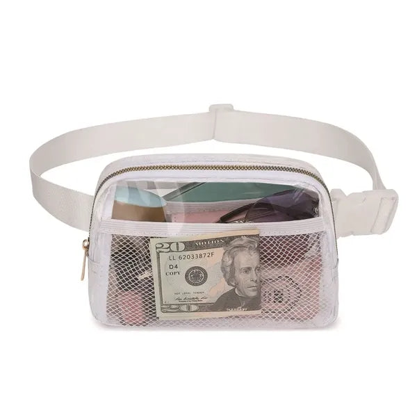 Stadium Approved Clear Belt Waist Bag with Adjustable Strap