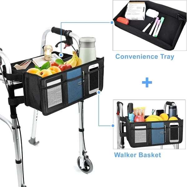 Upgraded Walker Basket for