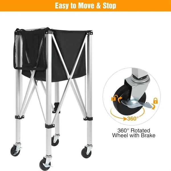 Foldable Tennis Ball Cart