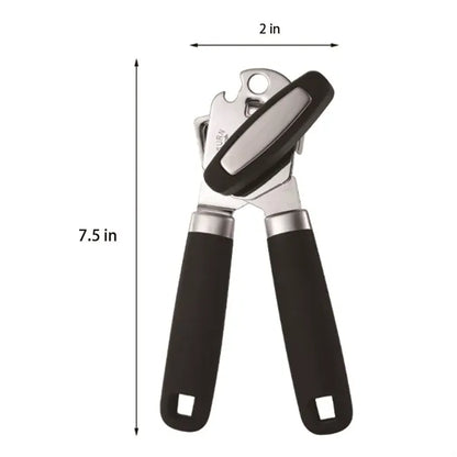 All-in-One Hand Easy Turn Can Opener with Soft Grip Handles