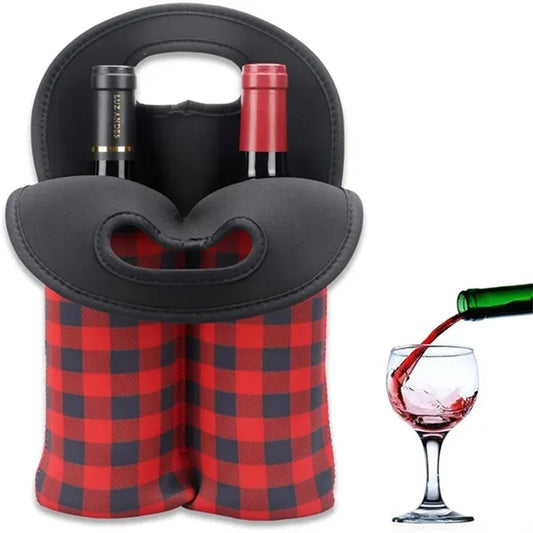 Holiday Wine Bags