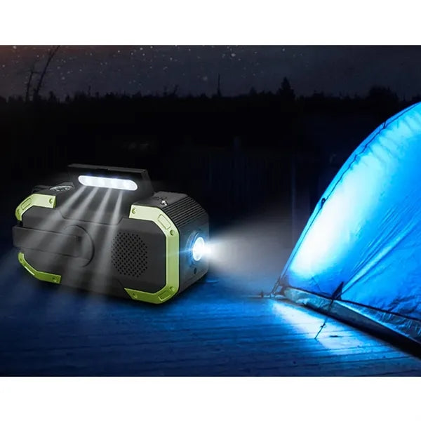Bluetooth Hand Crank Emergency Radio Solar Power