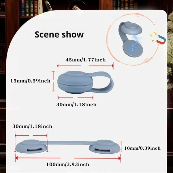Customzied Silicone Magnetic Bookmark