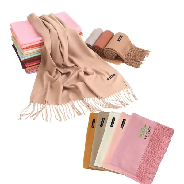 Large Soft Pashmina Solid Shawl Wrap Scarf