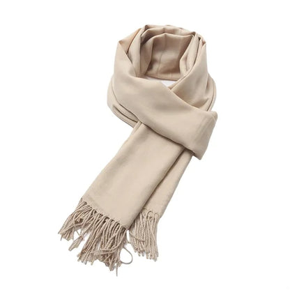 Large Soft Pashmina Solid Shawl Wrap Scarf