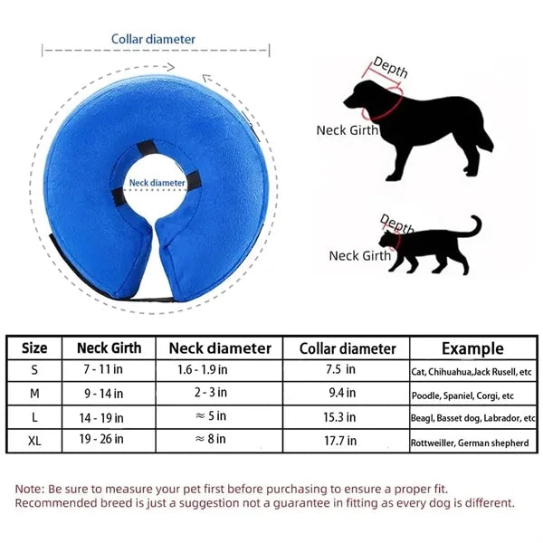 Protective Inflatable Pet Collar