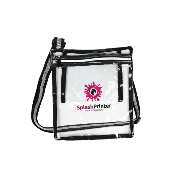 Clear PVC Shoulder Bag (9" X 10")