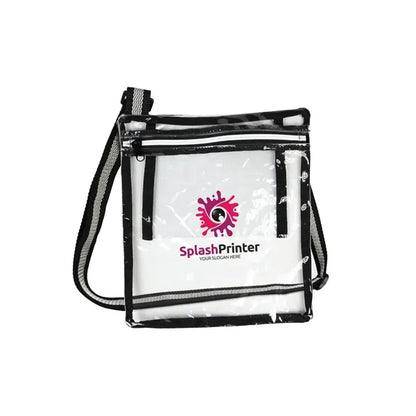 Clear PVC Shoulder Bag (9" X 10")
