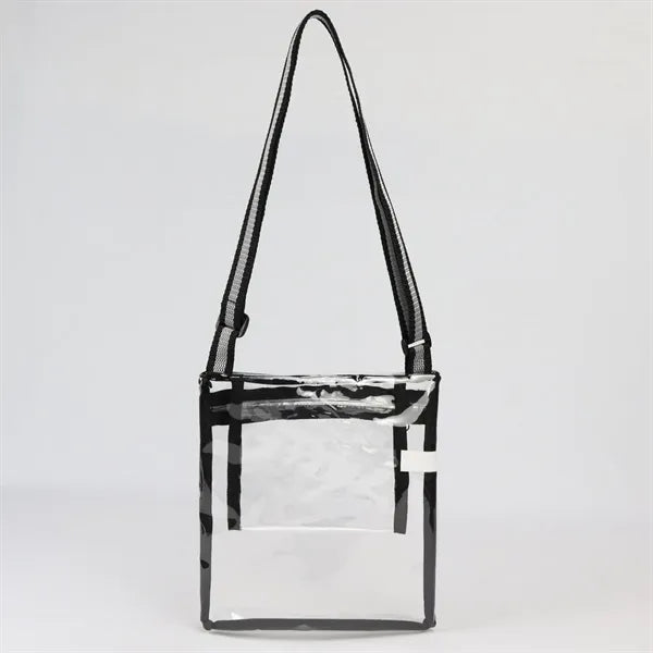 Clear PVC Shoulder Bag (9" X 10")