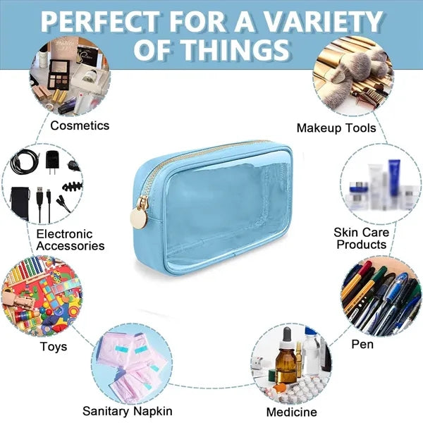 Multi-purpose Waterproof Clear Toiletry Cosmetic Storage Bag