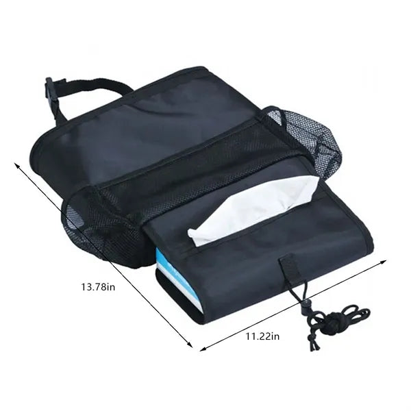 Multi-Pocket Travel Storage Bag Car Seat Back Organizer