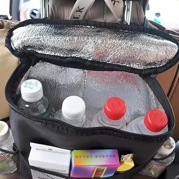 Multi-Pocket Travel Storage Bag Car Seat Back Organizer