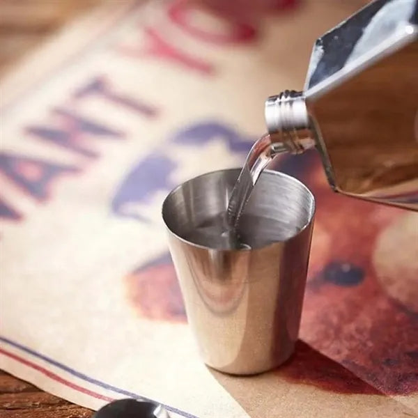 Portable Whisky Alcohol Wine Pot Coffin Shape Hip Flask