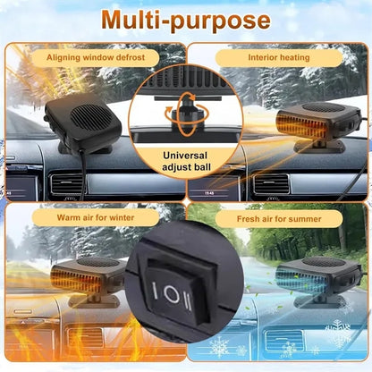 12V 200W Car Heater And Cooling Fan
