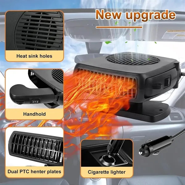 12V 200W Car Heater And Cooling Fan