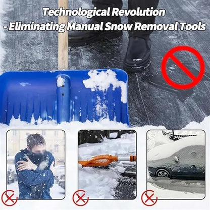 Portable antifreeze vehicle car ice snow removal device